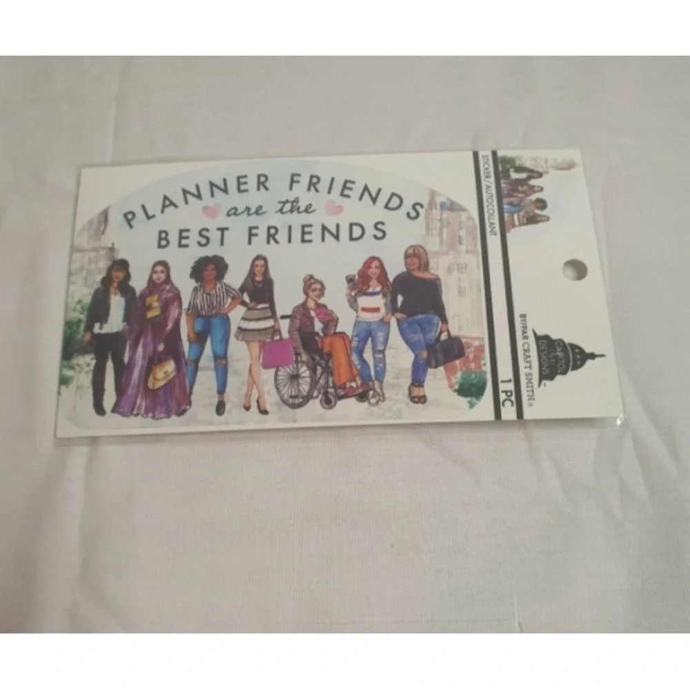 Capitol Chic Designs Planner Friends Stationery Set Pouch Tray List Pad Box NEW